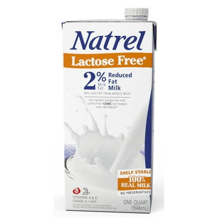 (3 Pack) Natrel Reduced Fat 2% Lactose Free Milk, 32 fl