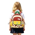 thumbnail image 3 of Gradient Backpack Lightweight Padded Straps Breathable Back Panel Elementary School Bookbag for Age 6t 8t 10t, 12th, 3 of 5