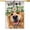 Spring Golden Retriever, variant on Welcome Spring Dog Golden Retriever Decorative House Flag, Puppy Garden Yard Outside Decorations, Summer Farmhouse Outdoor Large Home Decor Double Sided 28 x 40