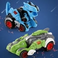 thumbnail image 5 of Esaierr 3-10 Year Boys Inertia Crash Deformation Car Toys for Baby Kids Dinosaur Car Deformation Toys Boys Pterodactyl Chariot Toys with Lights Music Deformation Toys, 5 of 7