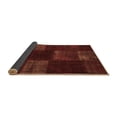 thumbnail image 2 of Ahgly Company Indoor Round Patchwork Brown Transitional Area Rugs, 3' Round, 2 of 4