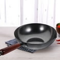 thumbnail image 3 of Cooking Wok Frying Pan Non-stick Cooking Pan Deep Frying Pan Kitchen Stir Fry Pan, 3 of 8