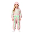 thumbnail image 2 of Kids Long Sleeve Hooded Jumpsuit Skeleton Halloween Cosplay Boys Halloween Size 4-14 Years, 2 of 4