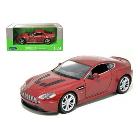 2010 Aston Martin V12 Vantage Red 1/24 Diecast Model Car by