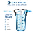 thumbnail image 2 of Filtro de agua APEC WATER CB1-SED10-BB para sedimentos para toda la casa, 2 of 6