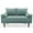 Stale Mint, variant on Koby Home Sectional Loveseat Couch Sofa Mid-Century 58" Sofas Couches for Living Room Charcoal Black