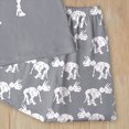thumbnail image 6 of NOLDARES Infant Baby Boy Outfits 2 Pieces Crewneck Short Sleeve T-Shirt Tee Pattern Casual Pocket Shorts Toddler Clothes(Grey,6-7Y), 6 of 6