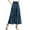 Blue, variant on Womens Skirts Solid Color Summer Layered Wooden Ear Trim High Waist Elastic Lace Ruffled Edge Skirt Outwear,Yellow,S