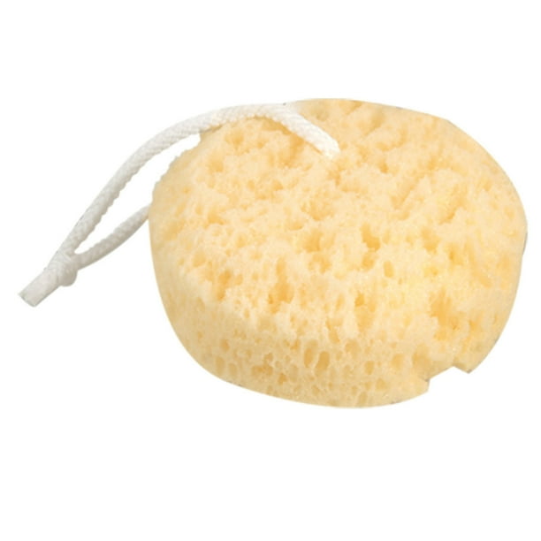Round Bath Sponge Cleaner Body Exfoliate Shower Scrubber Yellow