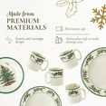 thumbnail image 4 of Spode Christmas Tree 12-Piece Dinnerware Set (Service for 4) - Festive Holiday Tableware with Plates & Mugs - Fine Earthenware Christmas Dinnerware - Microwave & Dishwasher Safe, 4 of 7