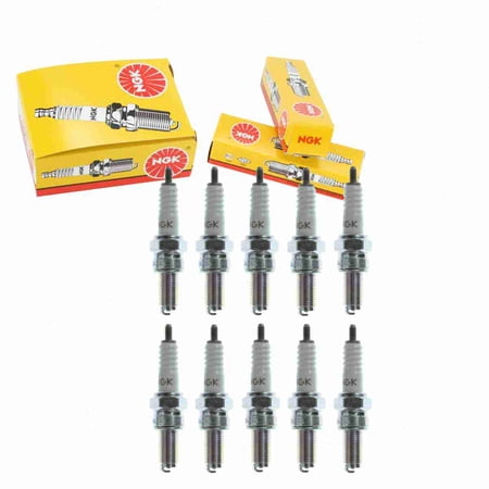 10 pc NGK 7471 Standard Spark Plugs for 4196 92070-1168 94703-00314 B8C C8E G2 G61 G63 U24ESN Ignition Wire Secondary