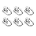 thumbnail image 1 of TOPINCN 20 Sets D Ring for Purse Leather Stud Rivets, Metal Ball D Ring Studs Screw Rivets for Leather Crossbody Purse Wallet Conversion Kit Accessories Handbag Purse, 1 of 7