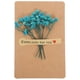 thumbnail image 1 of Tarjetas de felicitación plegables con diseño de estrellas 3D, flores secas, hechas a mano, para bodas, eventos, cumpleaños, Navidad, manualidades de papel (Estrella azul), 1 of 5