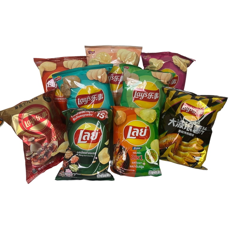 Asia Flavors of Lay's Potato Chips; Seller Pick of 3 Different