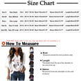 thumbnail image 3 of Camiseta de blusa estampada de manga media con cuello en V informal de verano para mujer Pompotops  hkajfhjk471461, 3 of 5