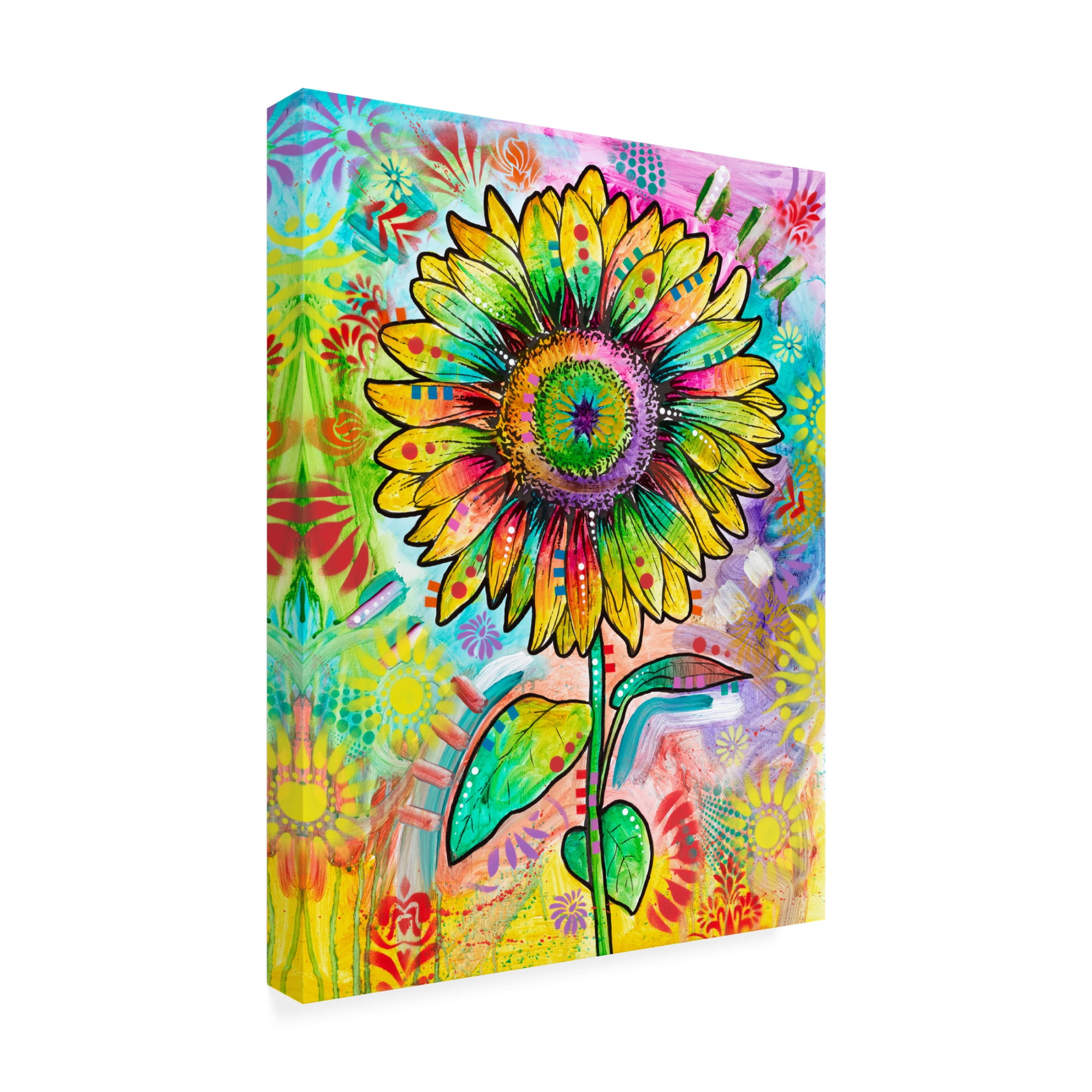 Canvas Wall Art - Dean Russo 'Growing Summer Tall' Wall Art for Living Room, Bedroom, or Office Décor by Trademark Fine Art - 35 x 47 Inches