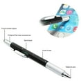 thumbnail image 5 of Wovilon 6 In 1 Multifunctional Screwdriver Tool Caliper Level Scale Ball Point Pen 10Ml, 5 of 9