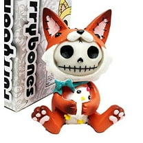 Furrybones Fen The Fox Chicken Lover Skeleton Monster Ornament Figurine