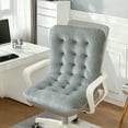 thumbnail image 5 of Thickened Integrated Seat & Back Cushion, Ergonomic Non-Slip Chair Support Pad, Comfortable Cushion for Home Office Desk Chairs Car Seats Use 31.50x17.72in (Gray), 5 of 6