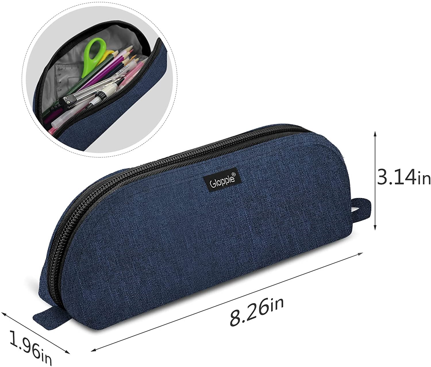 Trousse à Crayons Drapeau Américain – Anti-salissure – Fermeture Zip – 21 Cm - 12