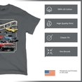 thumbnail image 6 of Still Plays With Cars Ford Falcon T-shirt 60-70s Classic Muscle Car Men's Tee, 6 of 7