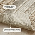 thumbnail image 4 of INK+IVY Bathroom Rug, Handwoven Cotton Bath Mat, Skid Resistant Boho Bath Rug for Bathroom, Natural, 20x32", 4 of 7