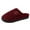 Red, variant on Fuzzy Slippers For Women Couples Men On Furry Flat Home Winter Round Toe Keep Warm Prints Slippers Shoes Warm Cozy Winter House Slippers Bedroom Indoor House Shoes