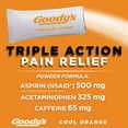thumbnail image 4 of (2 pack) Goody's Extra Strength Headache Powder, Cool Orange Flavor, 24 Powder Sticks, 4 of 17