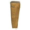 thumbnail image 5 of Cindysus Women Cropped Trousers High Waisted Capri Pants Solid Color Cargo Pant Beach Bottoms Casual Light Ginger Yellow L, 5 of 9
