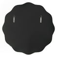 thumbnail image 5 of Kate and Laurel Viona Modern Scalloped Round Mirror, 26 Inch Diameter, Black, Decorative Wavy Circle Mirror with Unique Rippled Edge for Use as Bathroom Vanity Mirror, 5 of 8