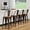 Rustic, variant on Andeworld Stacking High Back Bar Stools, White (Set of 4)