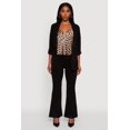 thumbnail image 2 of Women's Faux Suede Pull On Flare Pants, 2 of 4