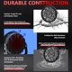 thumbnail image 5 of Luz de trabajo Luz de trabajo LED 6000K 200W 7 pulgadas Luz de trabajo redonda para automóvil Luces de conducción IP68 Focos impermeables para camiones, motocicletas, SUV, vehículos todo terreno, barc, 5 of 8