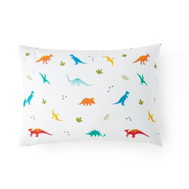 Jurassic Dinosaurs 100 Cotton Hypoallergenic Pillow Case