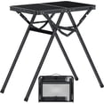 thumbnail image 1 of Table de Grill avec Hauteur Réglable jusqu'à 28” (71 cm), Table de Camping Pliante Robuste en Forme de X, Support Stable pour BBQ et Four de Table, Charge de 180 Lb, Légère pour la Cuisson Extérieure, 1 of 9