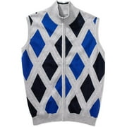 American Classics by Russell Simmons - Men's Argyle Zip-Up Sweater Vest