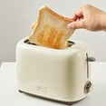 thumbnail image 2 of QUETO Bear 4-Slice Toaster, Stainless Steel with Multi-function Sandwich Heater, 2 of 5
