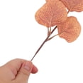 thumbnail image 3 of Hojas de palmera simuladas de eucalipto, decoración de mesa de otoño, decoración de jungla, plantas artificiales grandes, ramas falsas para posar en la oficina, 4 piezas, 3 of 6