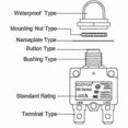 thumbnail image 3 of Kuoyuh 88 Series 5a 10a 15a 20a 25a 30a Automatic Reset Thermal Overload Protector Switch Circuit Breaker For Air Compressor, 3 of 5