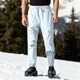 thumbnail image 2 of Kalauyu Snow Pants Unisex Ski Pants for Men Women Waterproof Insulate Softshell Fleece Lined Winter Hiking Snowboard Zipper Bottom Leg, 2 of 9