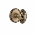 thumbnail image 5 of Grandeur 821457 Georgetown Solid Brass Rose Privacy Knob Set - Nickel, 5 of 6