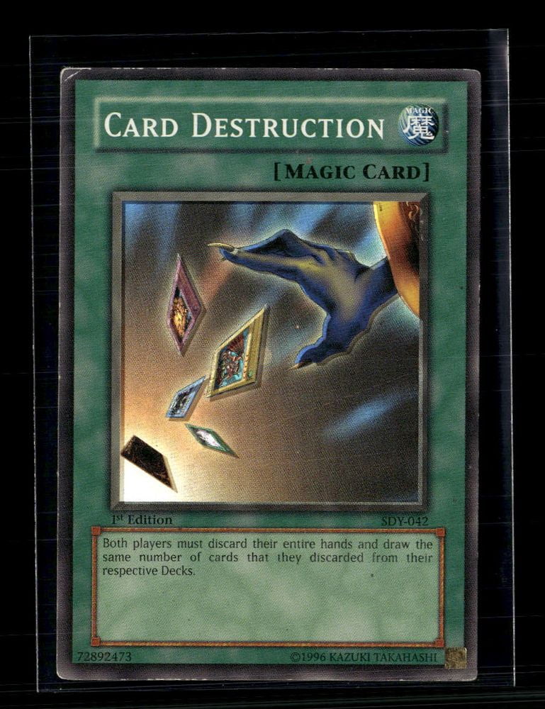 2002 Konami Yu-Gi-Oh! Starter Deck Yugi Card Destruction 1st Edition