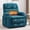 Blue, variant on Oversized Power Recliner Chair with 26" Wide Seat, Lumbar Support, Heated & Massage Function – Ideal for Big & Tall Adults, Home Theater Lounging, Pregnant Women