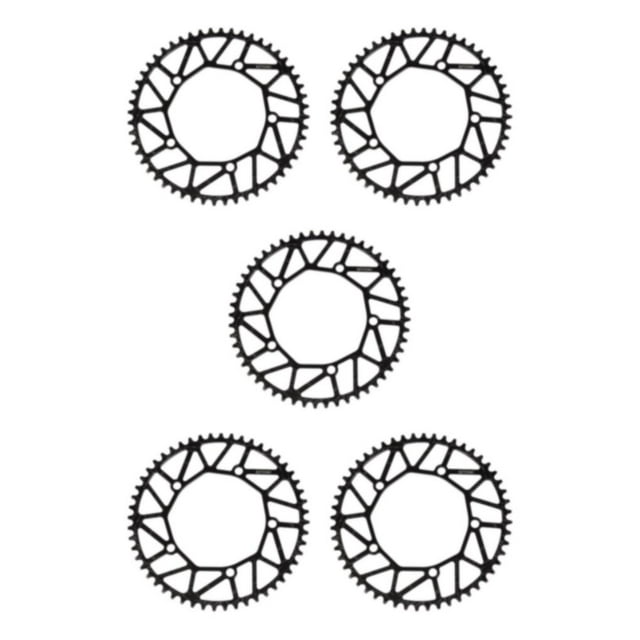 Maytalsory 1/2/3/5 Durable Crank set For Bicycles Guaranteed Compatibility And Improved Performance Alloy Bicycles Crank Bike Crank set 52T black 5PCS