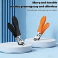 thumbnail image 4 of Wide Opening Anti, 2026 New Professional Slant Head Nail Clipper - Wide Opening Anti-Splash Design for Thick & Ingrown Toenails, Easy-Grip Ergonomic Clippers for Men and Women(Black,2PC), 4 of 7