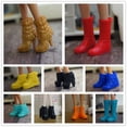 thumbnail image 5 of Colorful Female Fashion Accessories Long Knees Boots Doll Shoes Socks Hero Dolls Boot 1, 5 of 8
