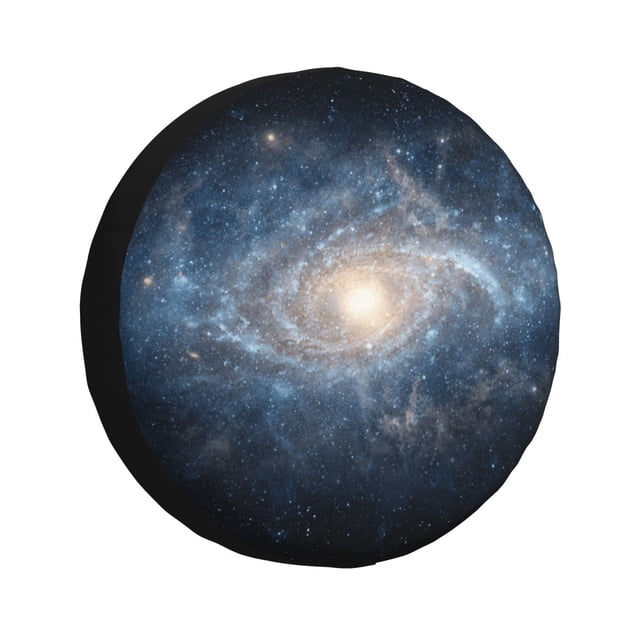 Fotbe The Galaxy Funda de Llanta de Repuesto con Estampado, Engrosada, Ajuste Universal para Jeep, Remolque, RV, SUV, Camión-16 inch
