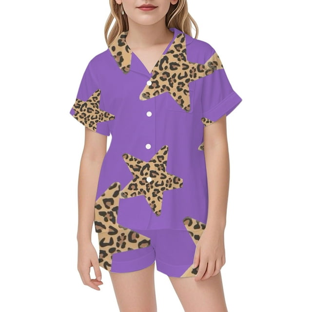 Soft Childrens Pajama Set With Adorable Cartoon Designs Long Sleeve Two Piece Nightwear For Cozy Bedtime And Relaxing Lounging Activities