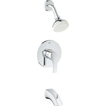 Grohe 3501220A Pressure Balance Valve Bathtub/Shower Combo Faucet, Chrome