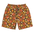 thumbnail image 5 of Goofa Squirrel Maple pine nut Printed Mens Swim Trunks Summer Quick Dry Short Beach Swimwear Bathing Suits-3X-Large, 5 of 9